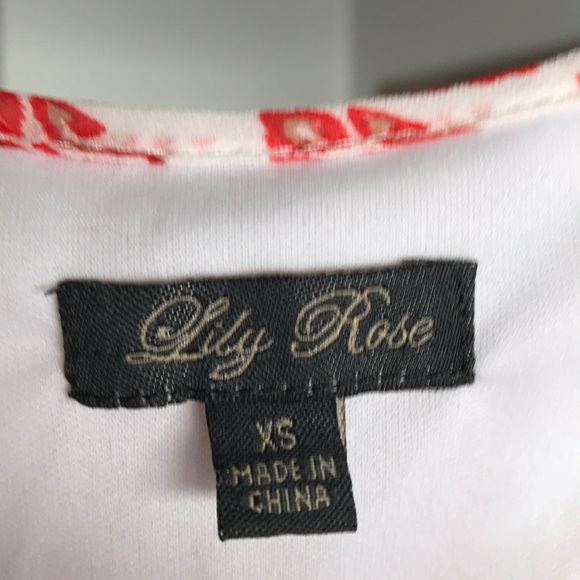 LILY ROSE DRESS PRETTY RED/ORANGE COLOR - Picture 4 of 5